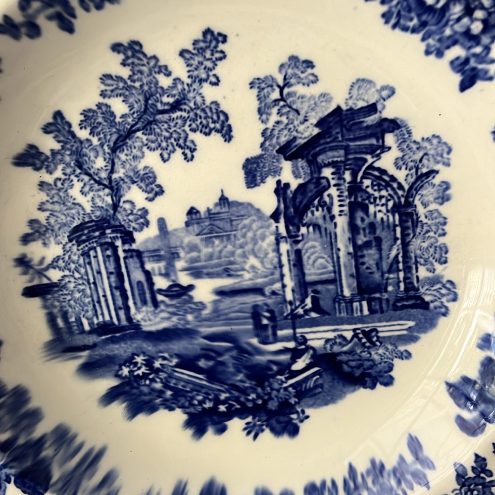 •ANTIQUE MASON’S ENGLAND FLOW BLUE• - Picture 3 of 13